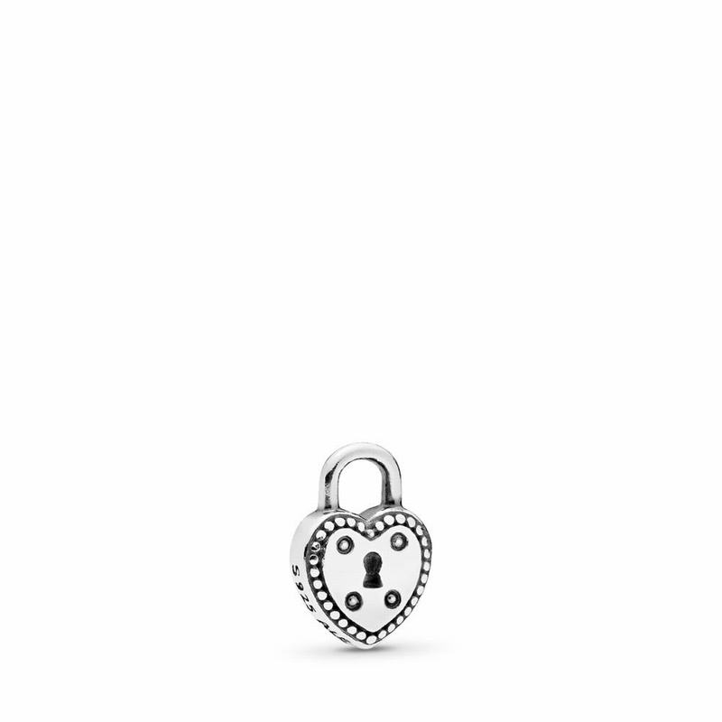 Pandora Love Lock Petite Locket Charm - Sterling Silver - Canada | FX2239UC